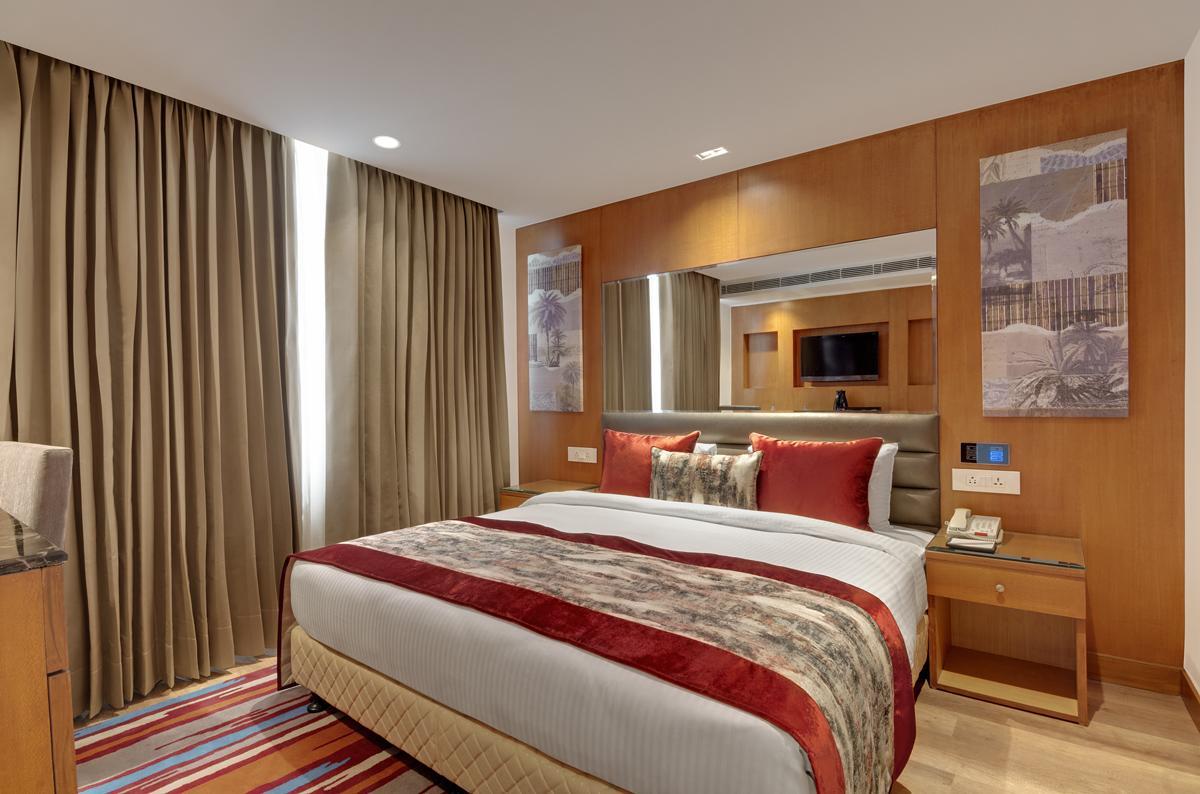 Beacon Hotel Nirman Vihar Neu-Delhi Exterior foto